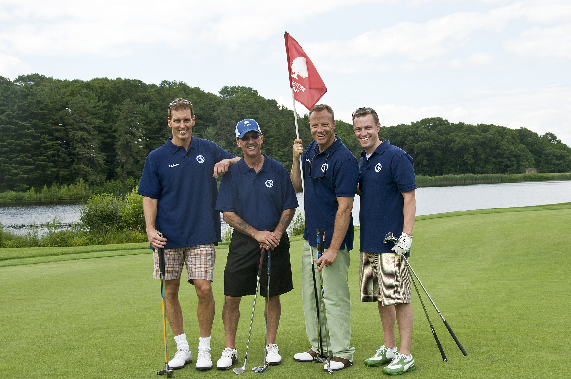 Scot Haney, Mr. Devine lead a foursome at the 2014 CRIS Golf Classic at Manchester Country Club.