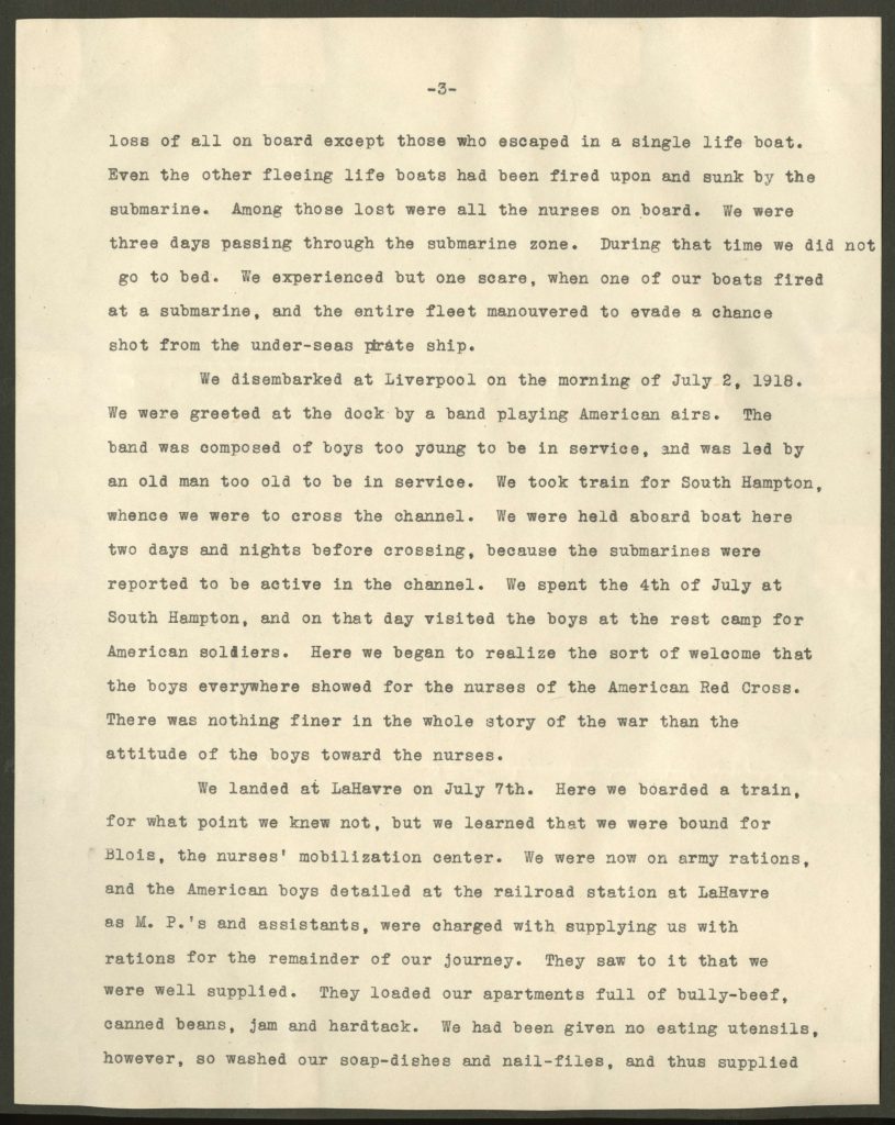 typewritten diary of elizabeth morrison