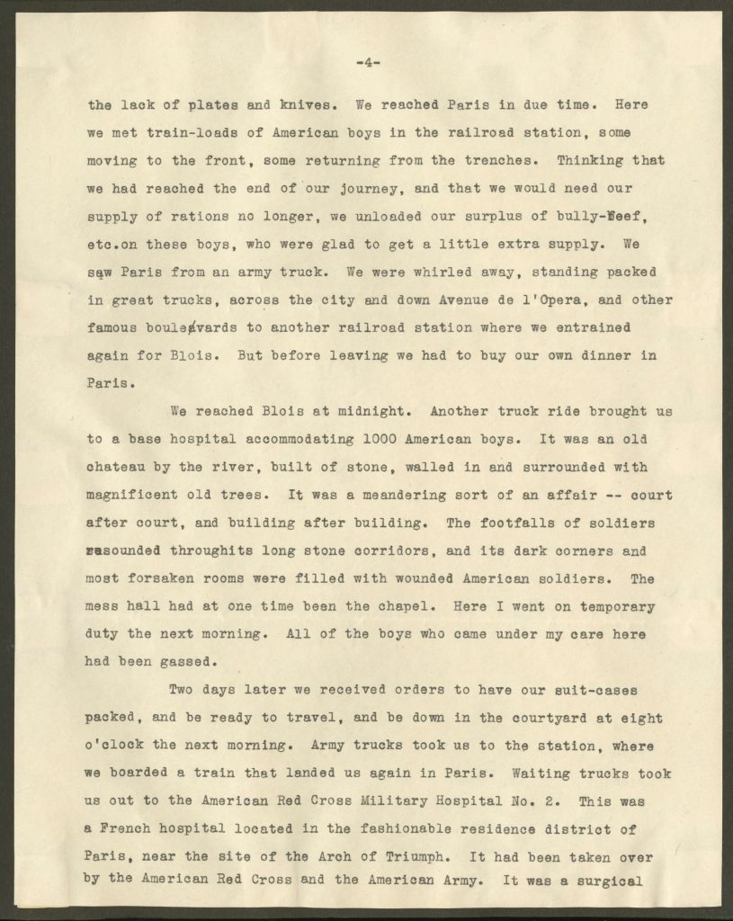 typewritten diary of elizabeth morrison