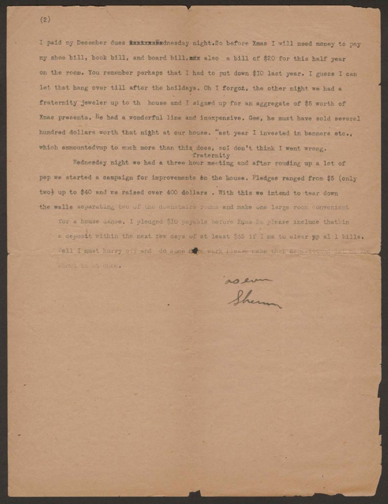 a letter dated april 27, 1917 to Alfred at the Dartmouth