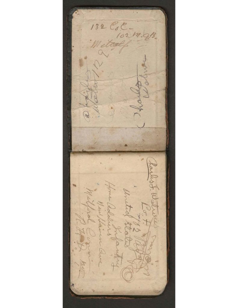handwritten pages of the diary of charles f. watrous