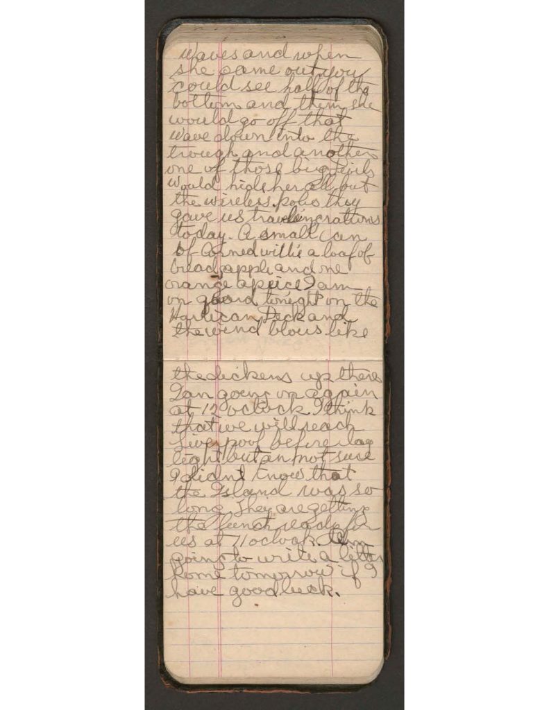 handwritten pages of the diary of charles f. watrous