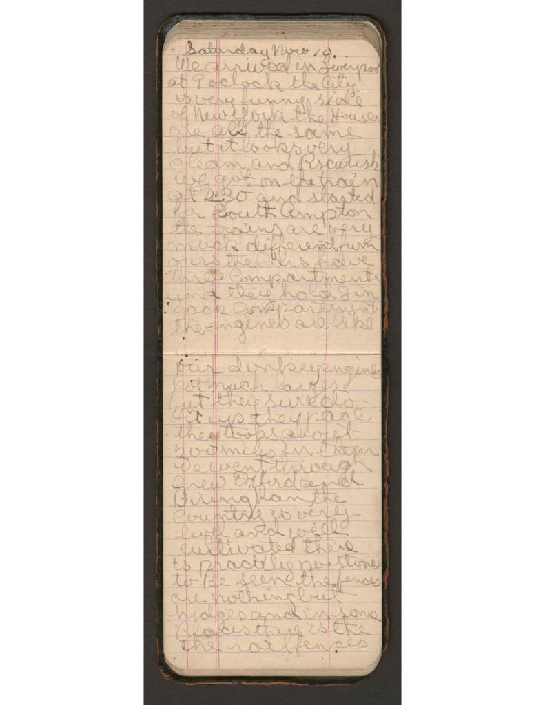 handwritten pages of the diary of charles f. watrous