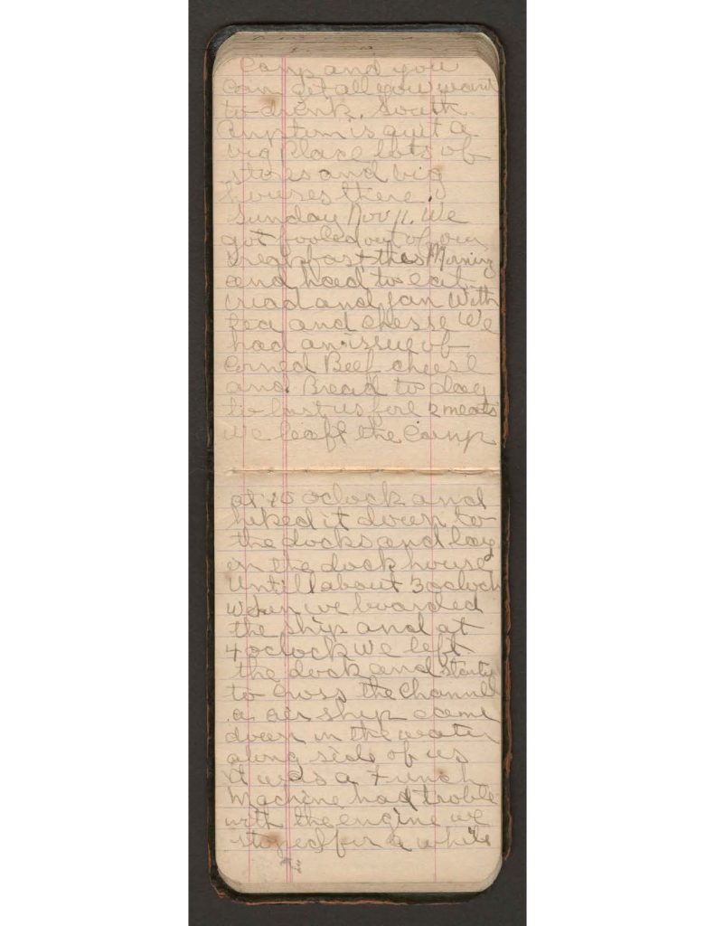 handwritten pages of the diary of charles f. watrous