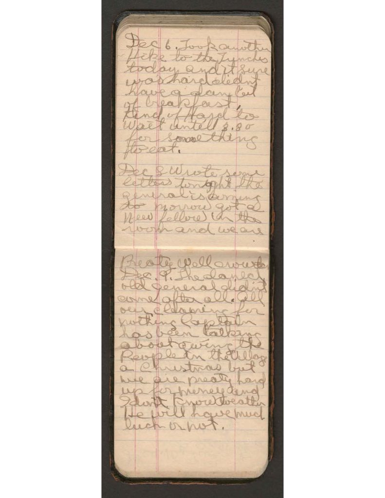 handwritten pages of the diary of charles f. watrous