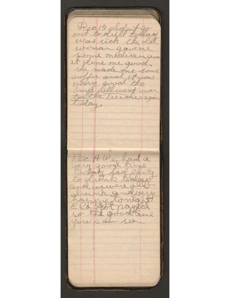 handwritten pages of the diary of charles f. watrous