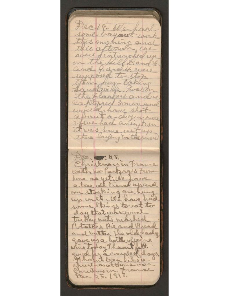 handwritten pages of the diary of charles f. watrous