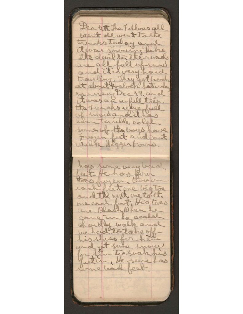 handwritten pages of the diary of charles f. watrous