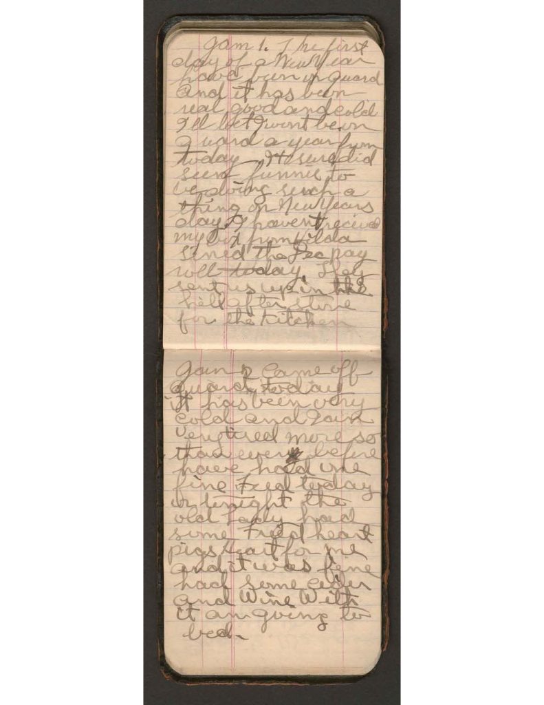 handwritten pages of the diary of charles f. watrous