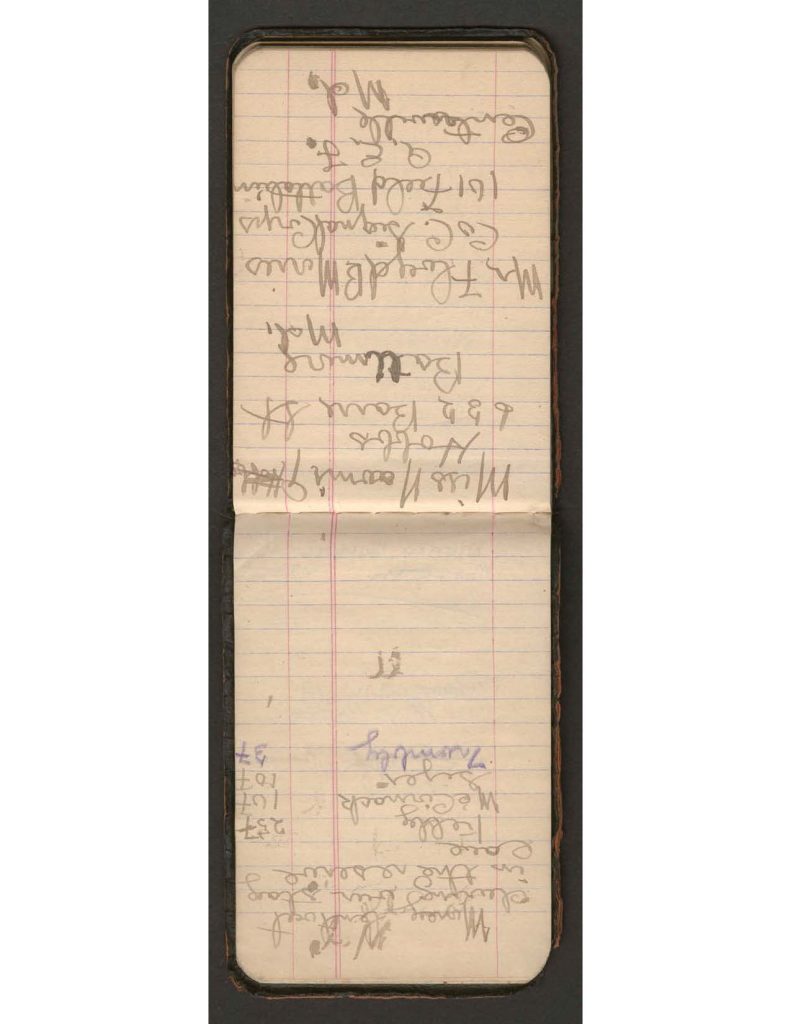 handwritten pages of the diary of charles f. watrous