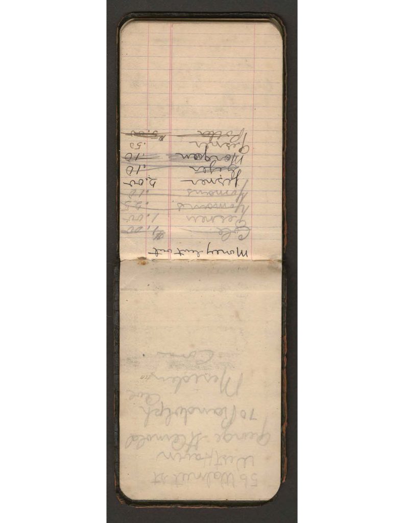 handwritten pages of the diary of charles f. watrous
