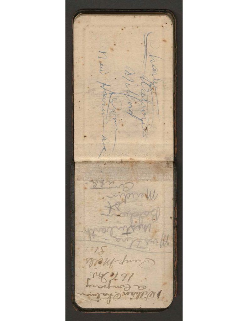 handwritten pages of the diary of charles f. watrous