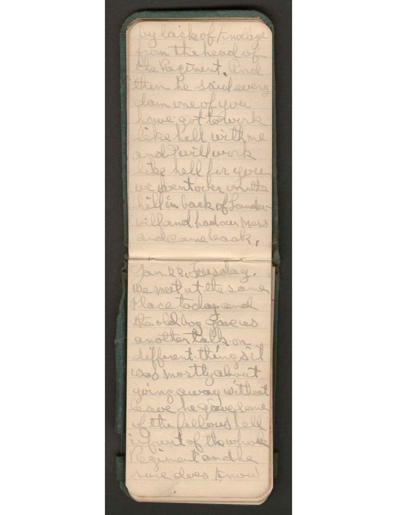 handwritten pages of the diary of charles f. watrous
