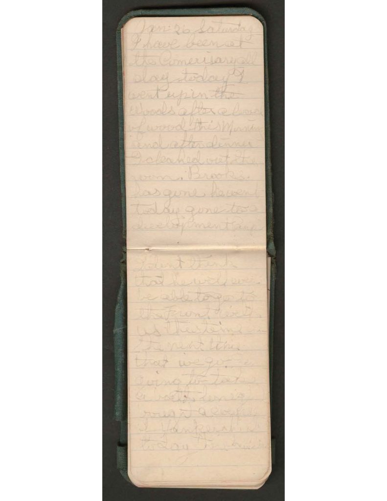 handwritten pages of the diary of charles f. watrous