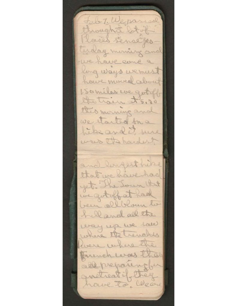 handwritten pages of the diary of charles f. watrous