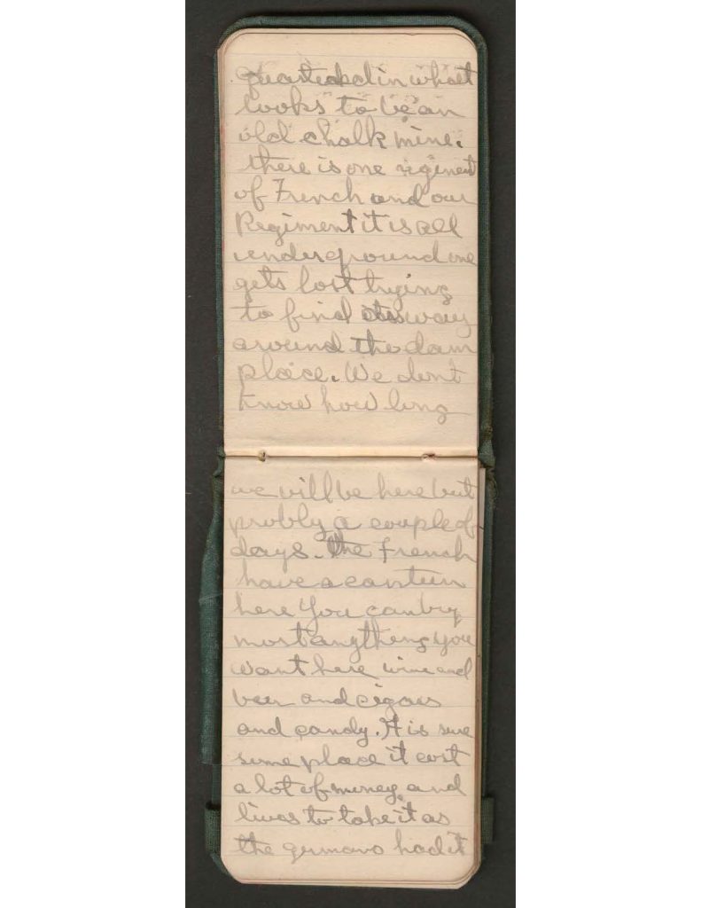 handwritten pages of the diary of charles f. watrous