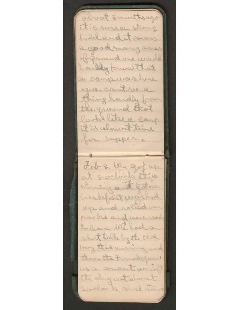 handwritten pages of the diary of charles f. watrous