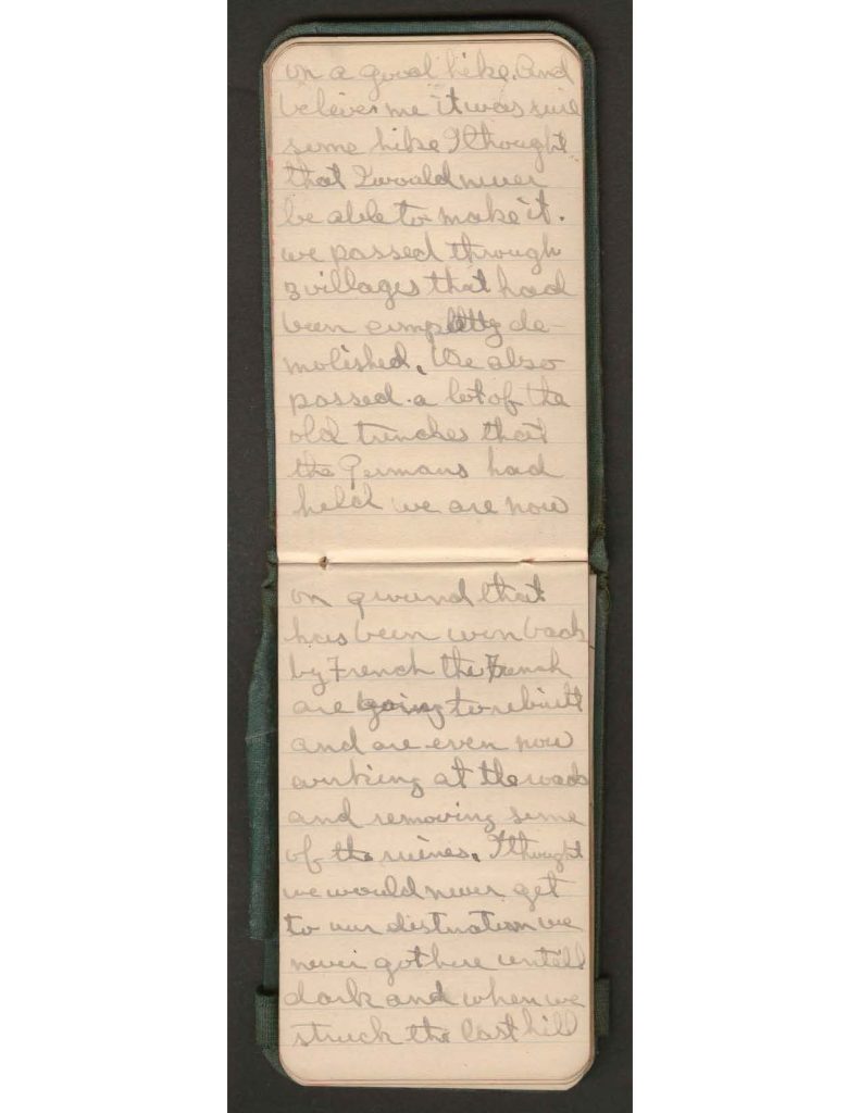 handwritten pages of the diary of charles f. watrous