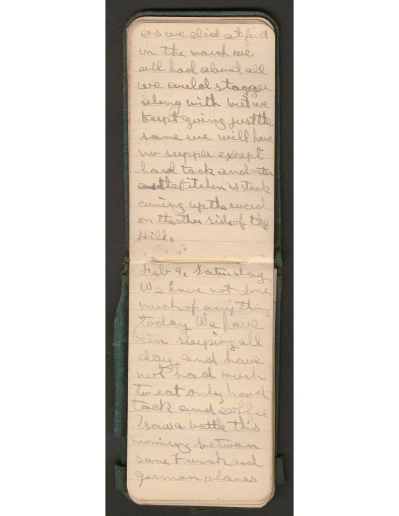 handwritten pages of the diary of charles f. watrous