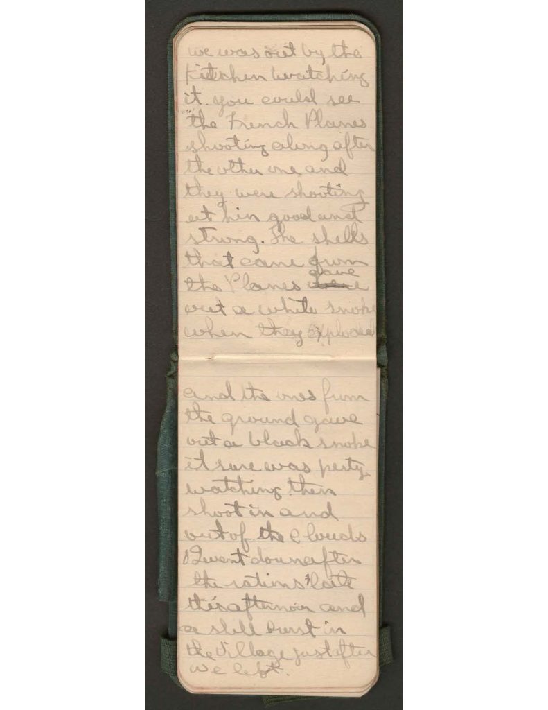 handwritten pages of the diary of charles f. watrous