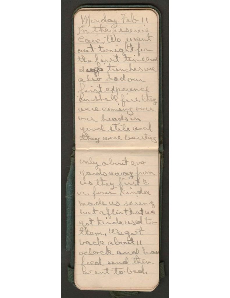 handwritten pages of the diary of charles f. watrous