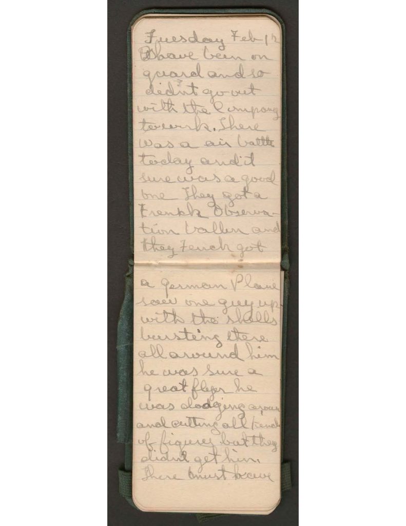 handwritten pages of the diary of charles f. watrous