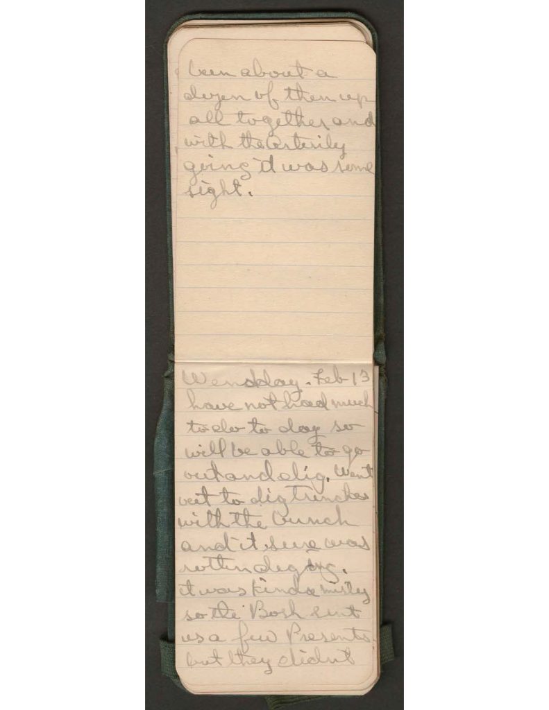 handwritten pages of the diary of charles f. watrous