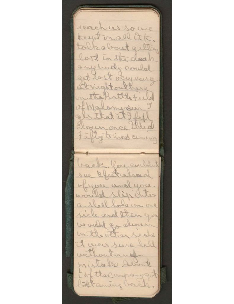 handwritten pages of the diary of charles f. watrous