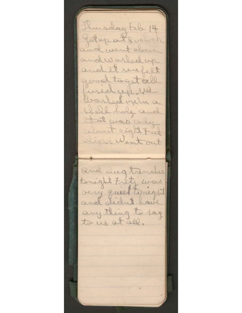 handwritten pages of the diary of charles f. watrous