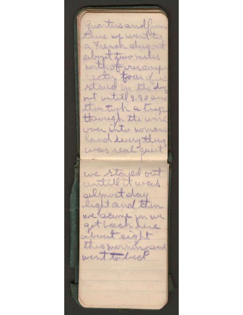 handwritten pages of the diary of charles f. watrous
