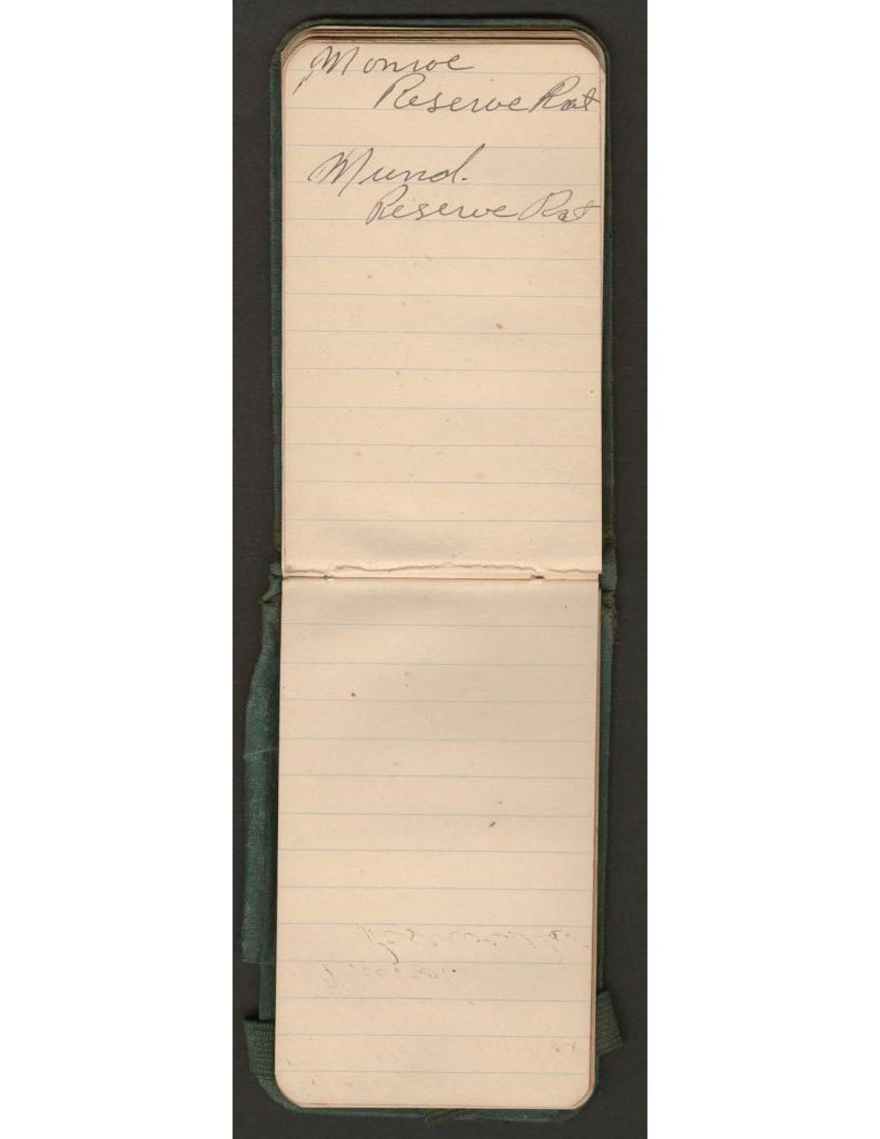handwritten pages of the diary of charles f. watrous