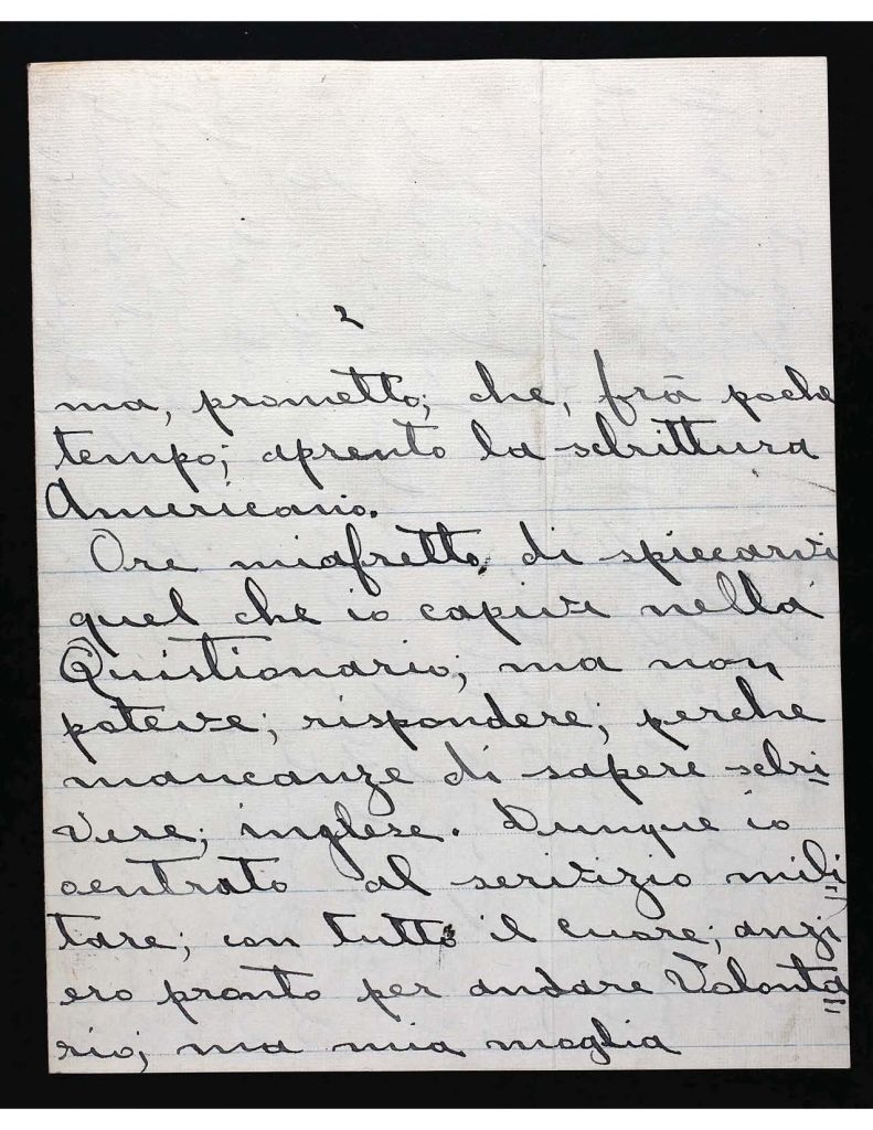 an official state of connecticut military service record for nicola andreazzi