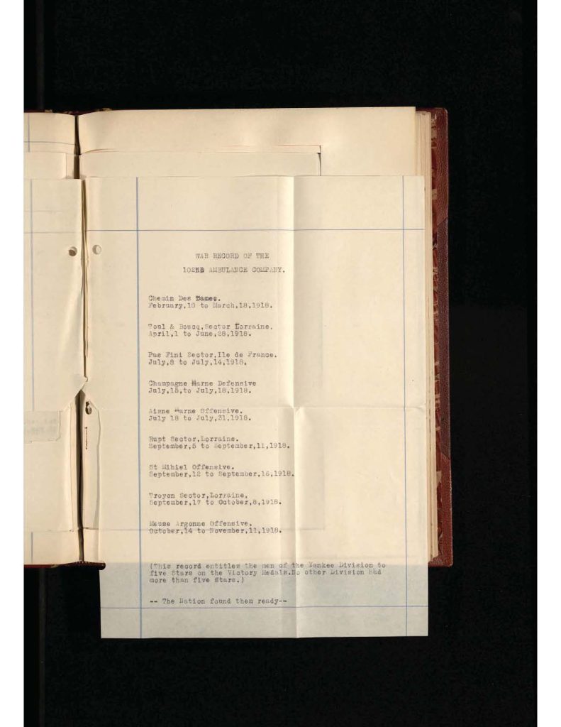 old yellowed collection of Letters to Bridgeport Comfort Club