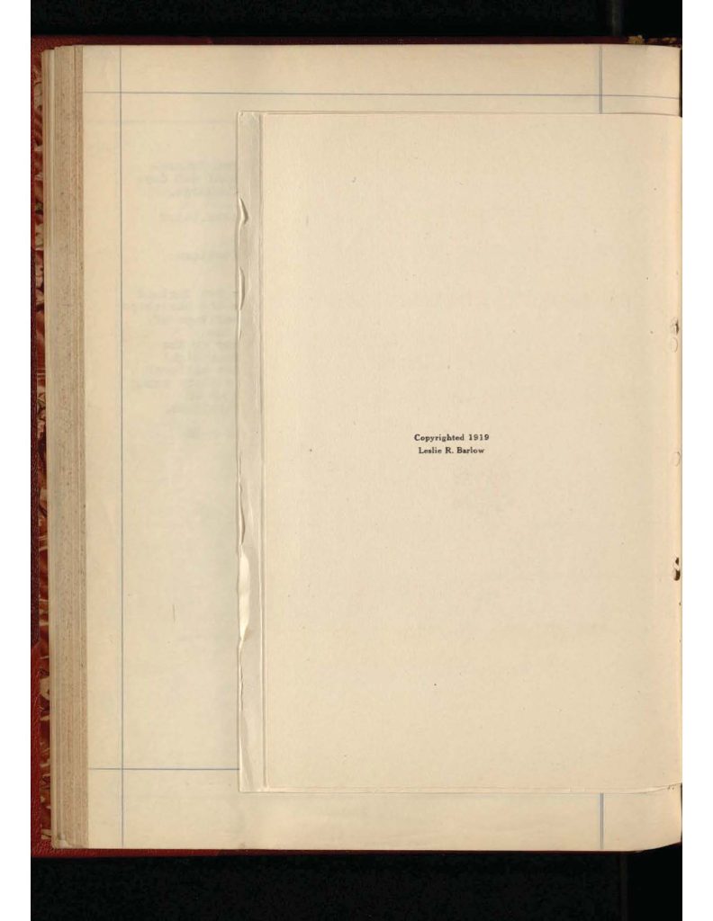 old yellowed collection of Letters to Bridgeport Comfort Club showing copyright 1919