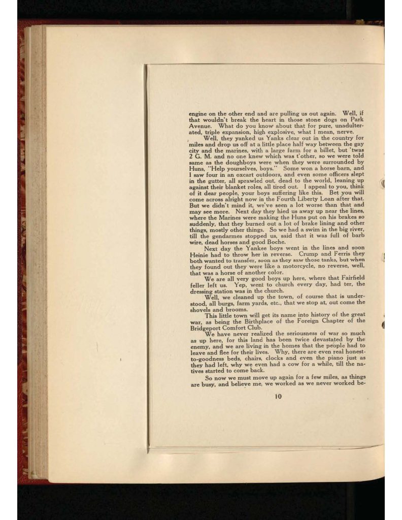 old yellowed collection of Letters to Bridgeport Comfort Club -third letter