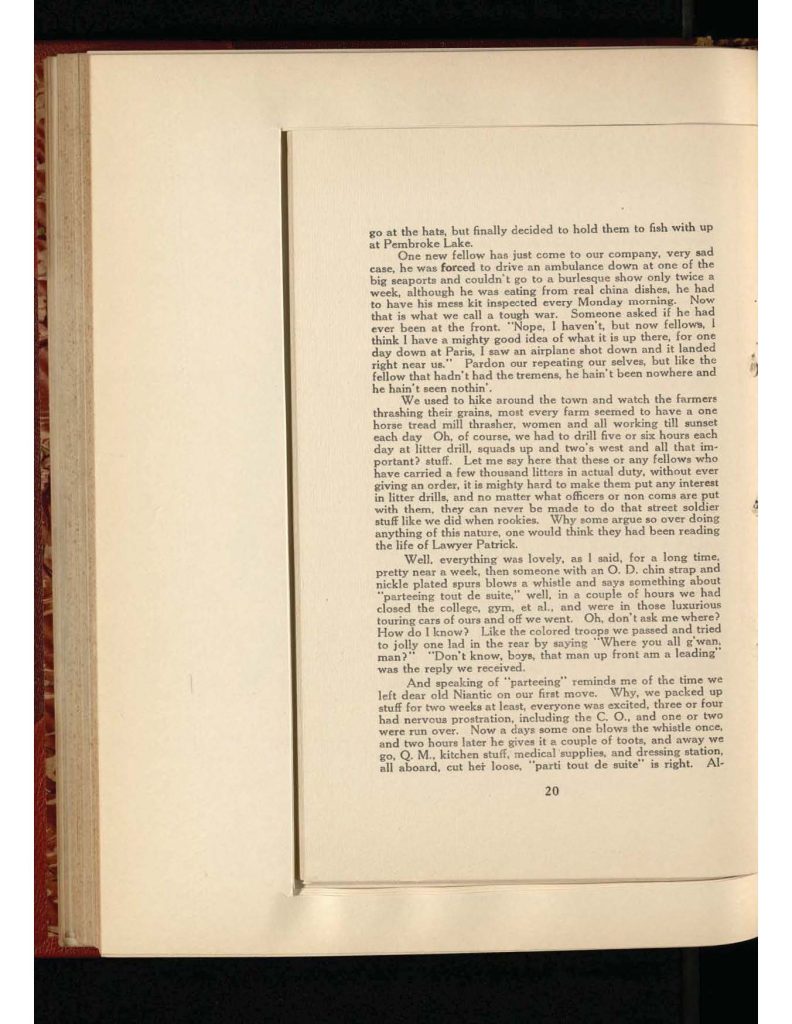old yellowed collection of Letters to Bridgeport Comfort Club - sixth letter
