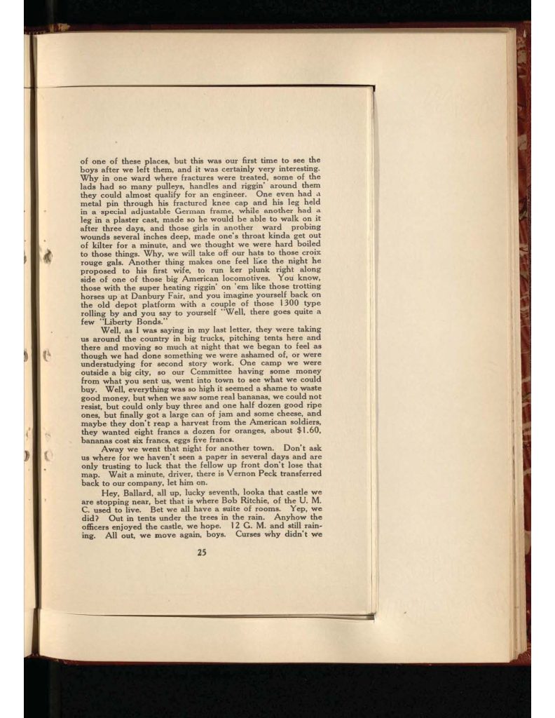 old yellowed collection of Letters to Bridgeport Comfort Club - seventh letter