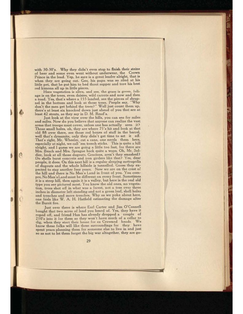 old yellowed collection of Letters to Bridgeport Comfort Club - eighth letter