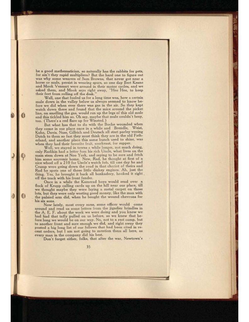 old yellowed collection of Letters to Bridgeport Comfort Club - ninth letter