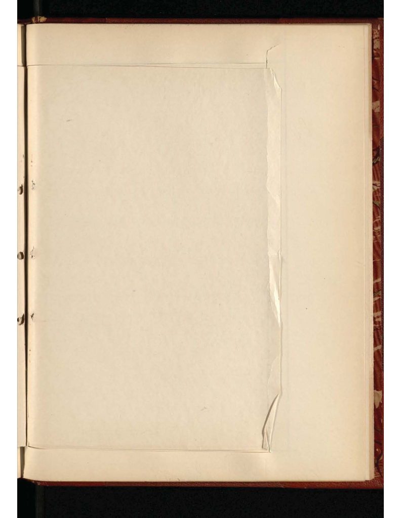 old yellowed collection of Letters to Bridgeport Comfort Club - blank page