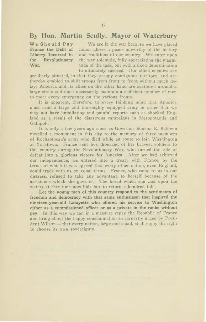 a booklet called "made in connecticut" which contains interviews on the world war issued by the connecticut state council of defense