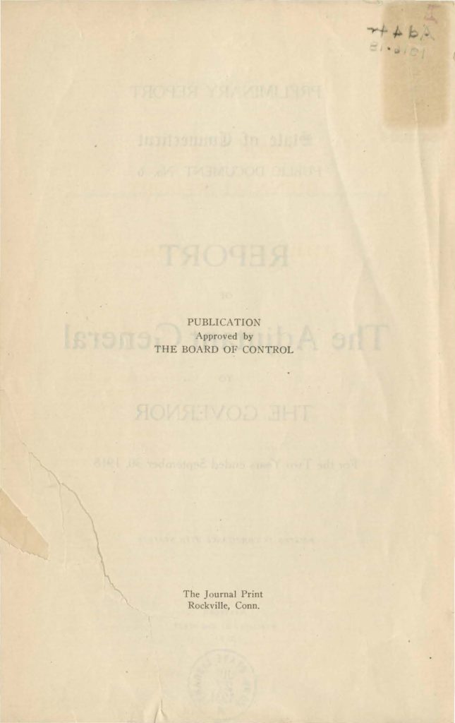 a draft of a report of the adjutant general