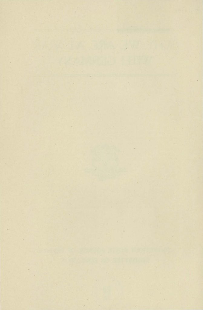 a booklet issued by the connecticut state council of defense committee on education titles 'why we are at war with germany'