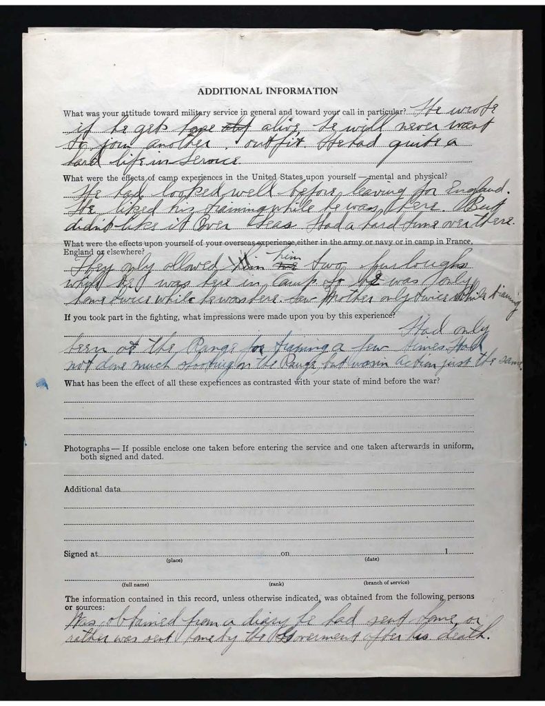 official state of connecticut military service record for solomon wollman