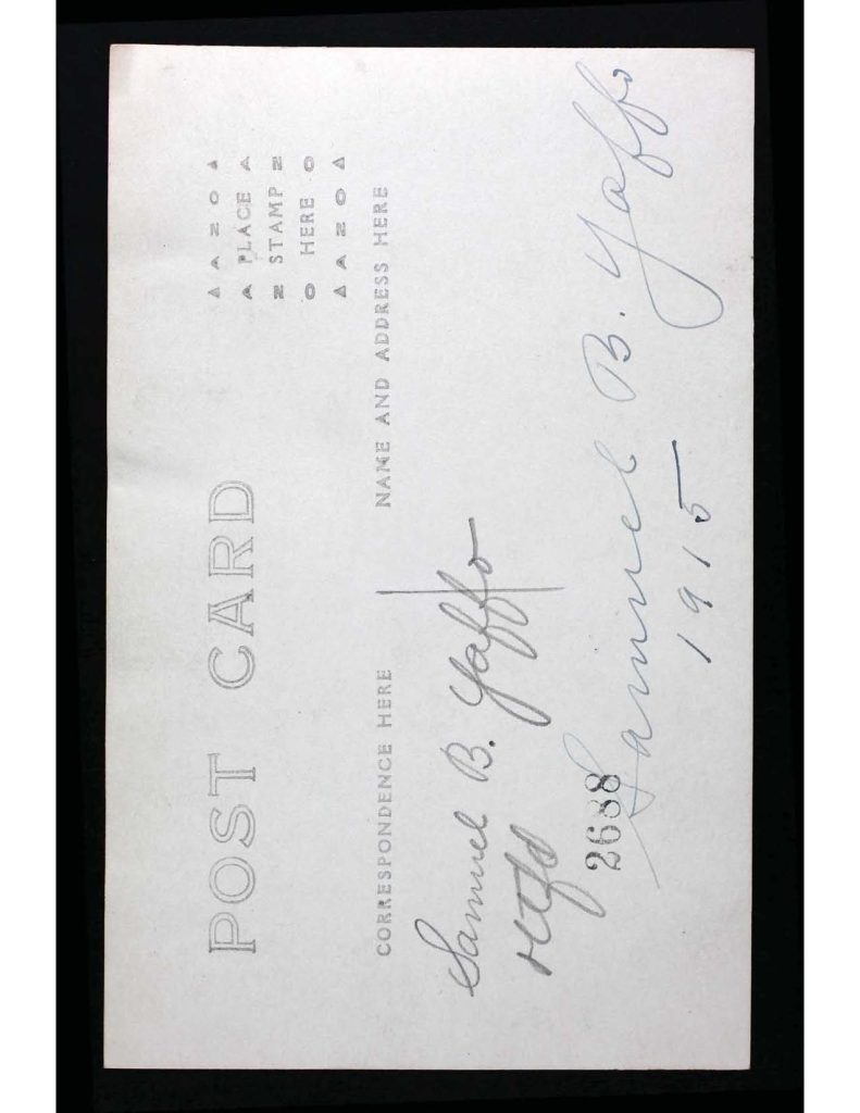 a photo of a postcard
